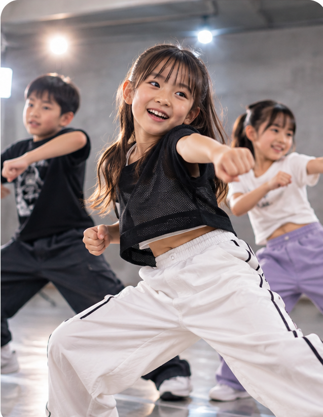 習得できる多様なダンス